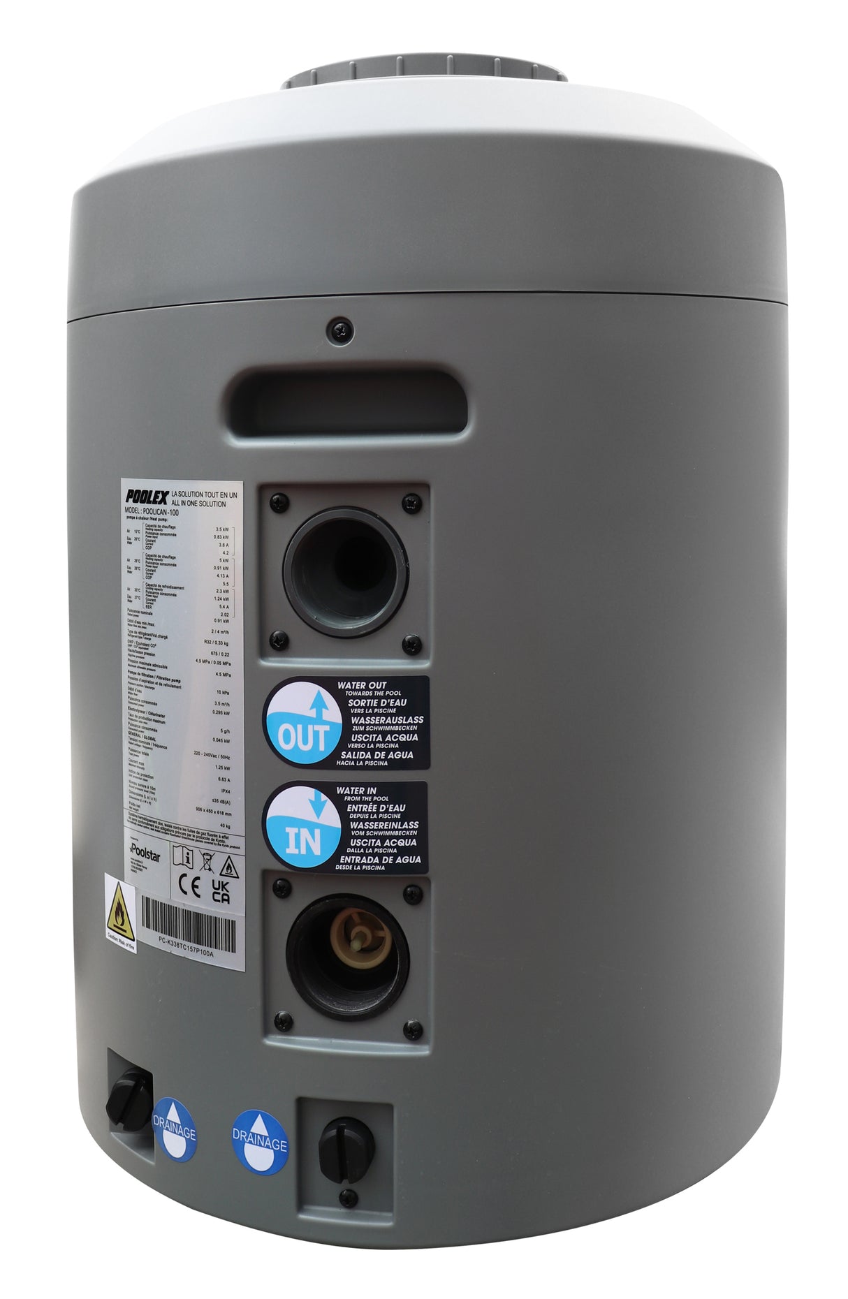 Poolex Varmepumpe Poolican til swimming pool