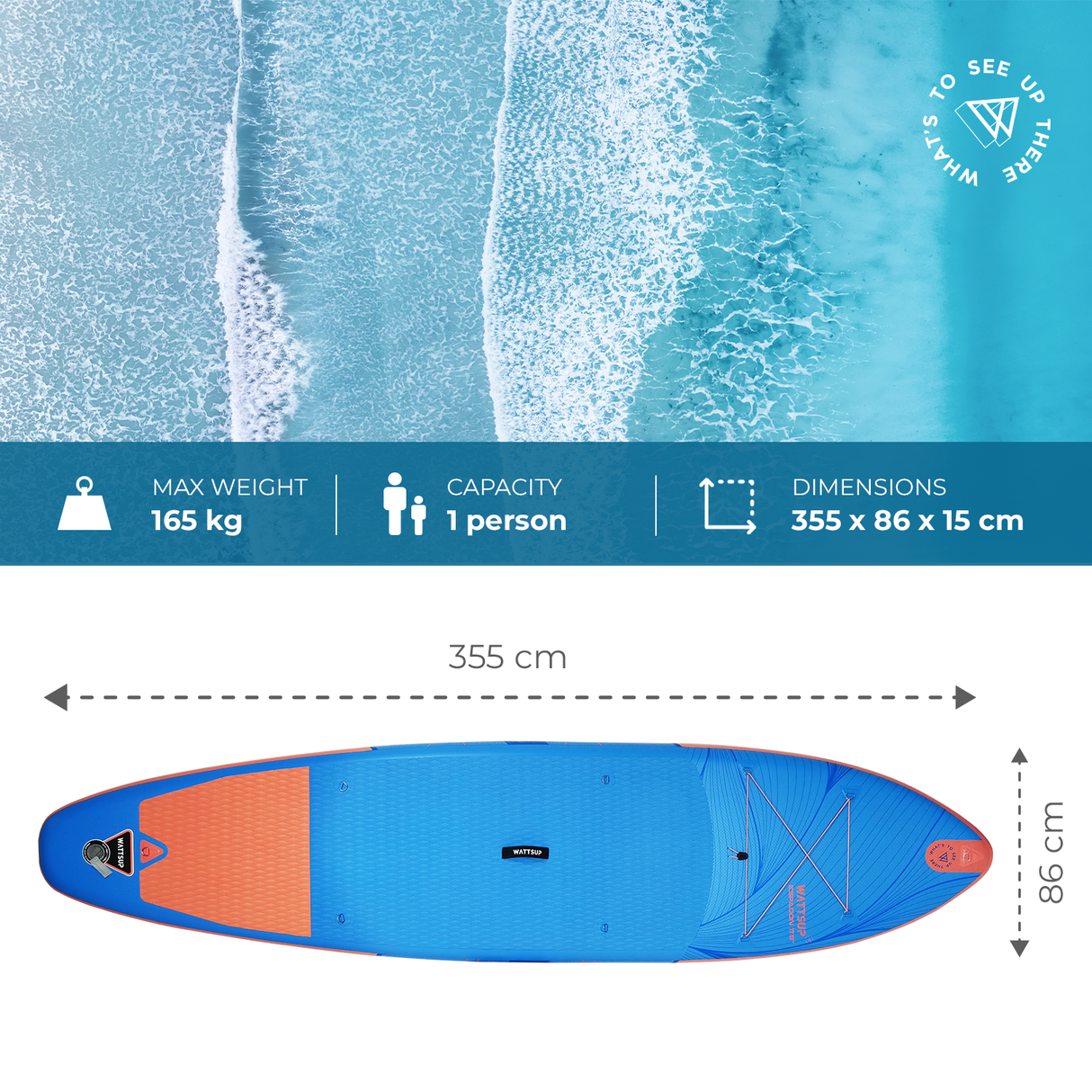 Wattsup Paddelboard Espadon 11,8
