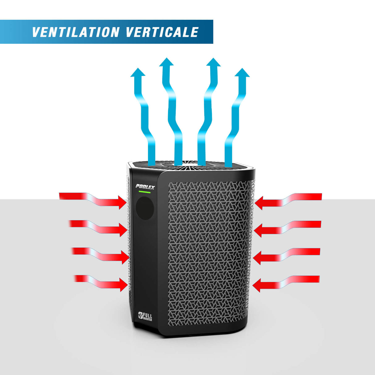 Poolex Varmepumpe Vertigo Fi2 55 M3 til swimming pool