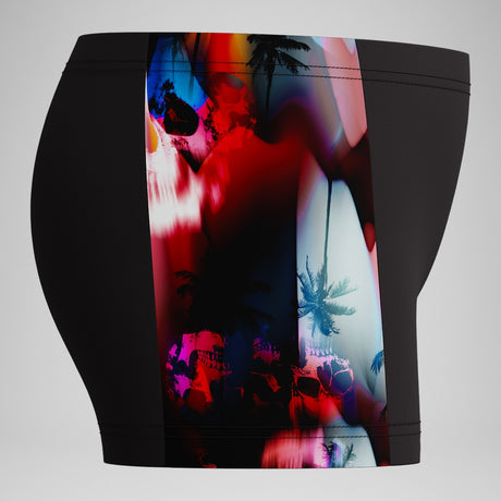 Speedo badebukser Digital Panel Aquashort til drenge Sort/Rød