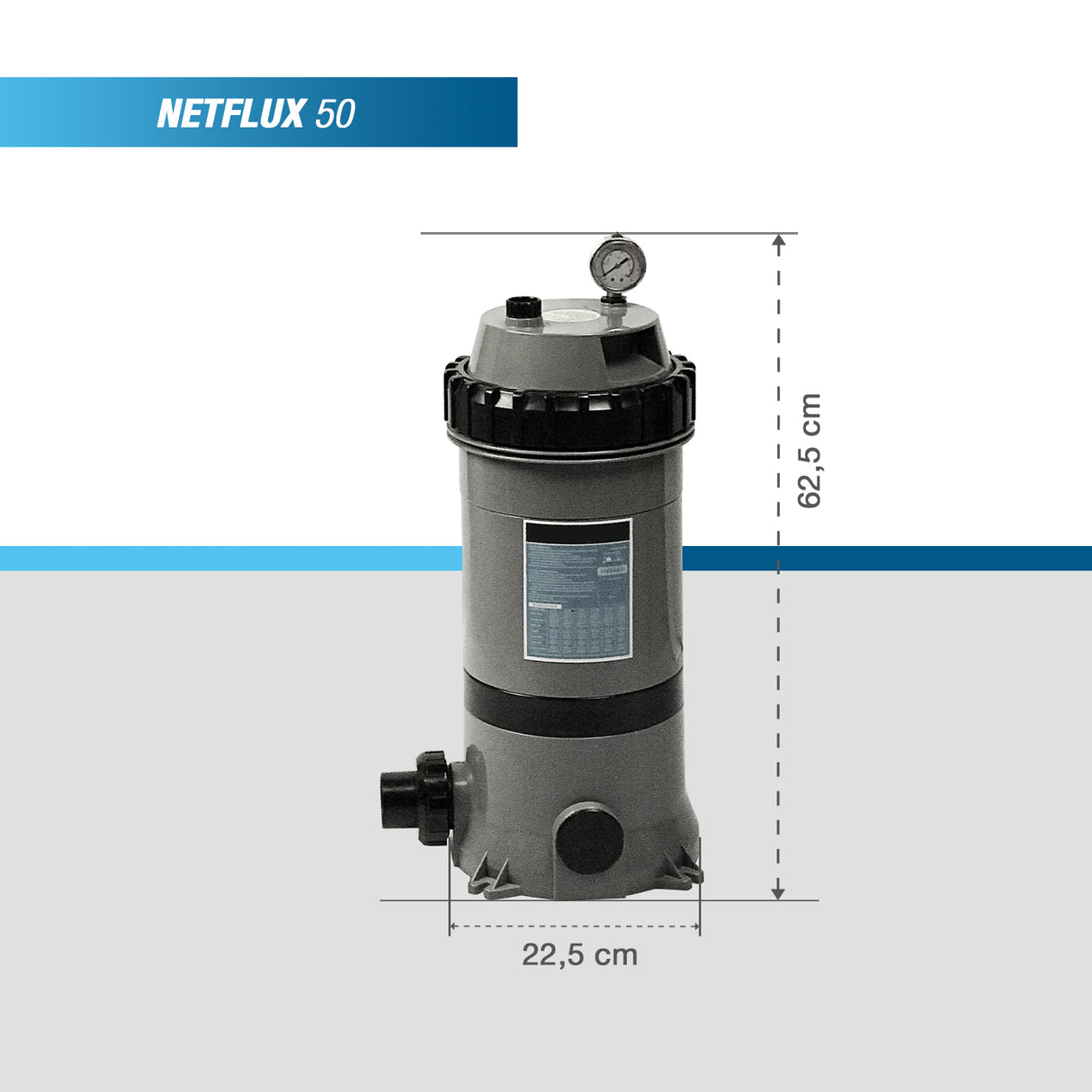 Poolex Filtermedie Netflux Filterpatroner til filtersystem til swimming pool & spa