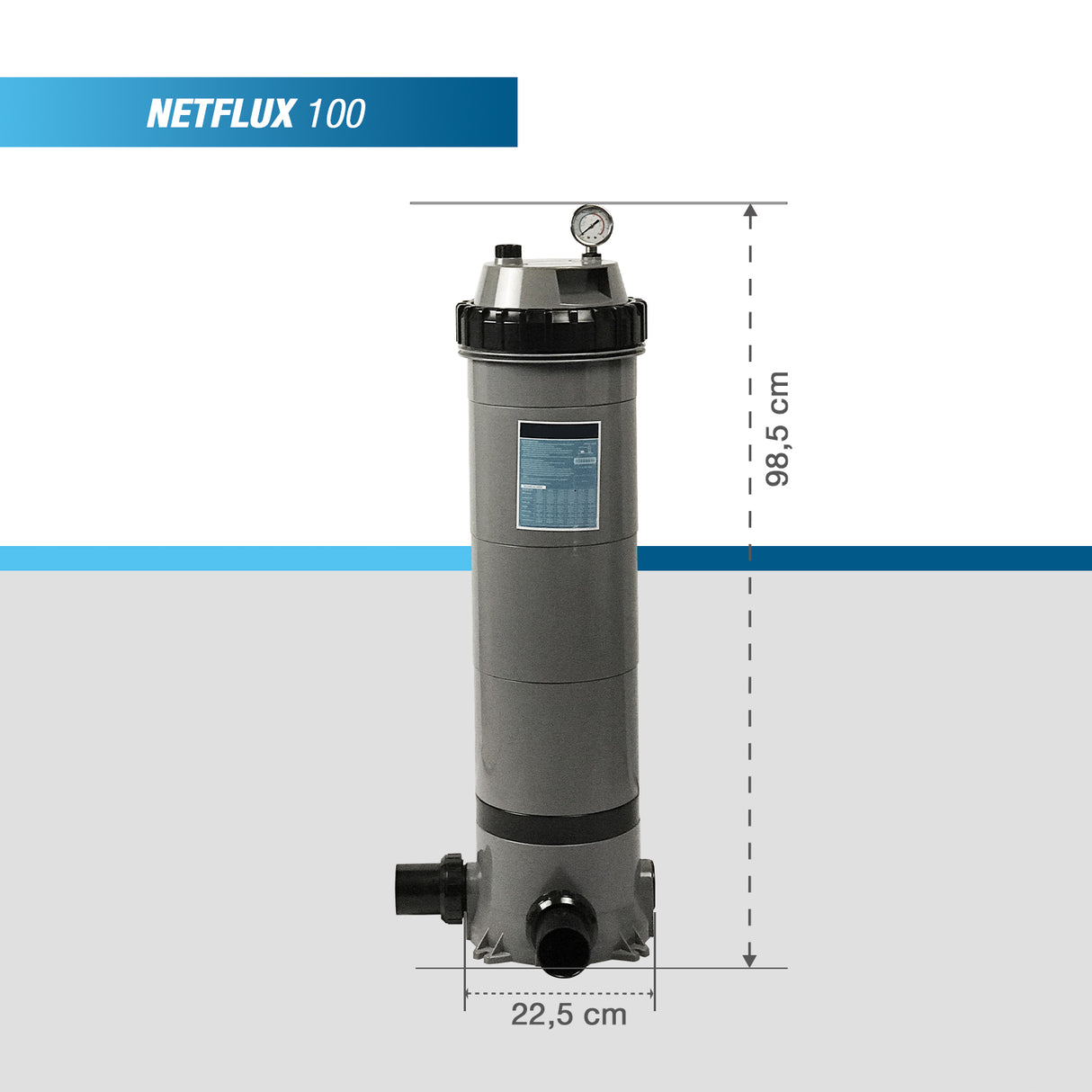 Poolex Filtermedie Netflux Filterpatroner til filtersystem til swimming pool & spa