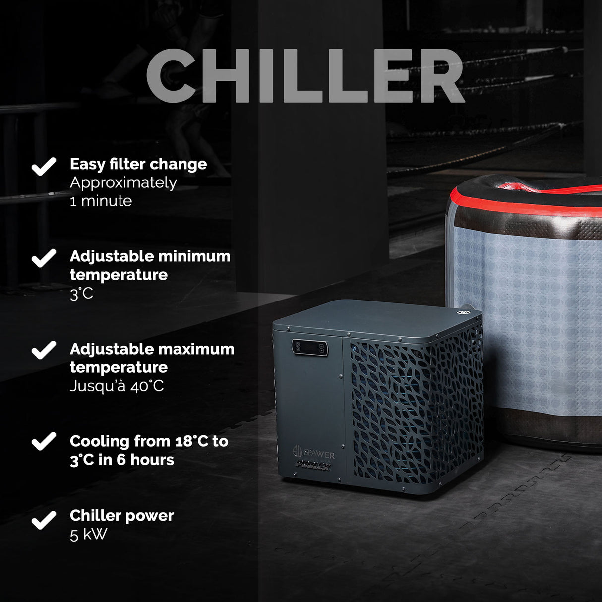 Netspa Isbad UFC Duo Kit Chiller 3-40°C