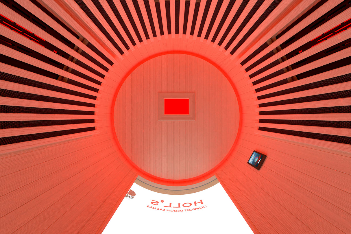Holl's Sauna Infrarouge Round 1 Places Wood Color