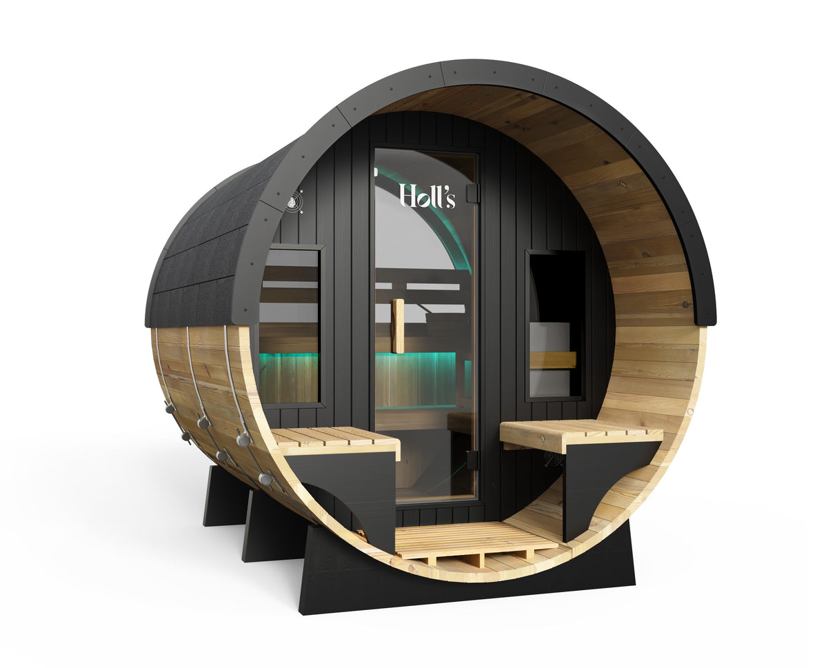 Holl´s Orphee Lounge 240 Traditional Sauna inclus poele 8kW et pierres