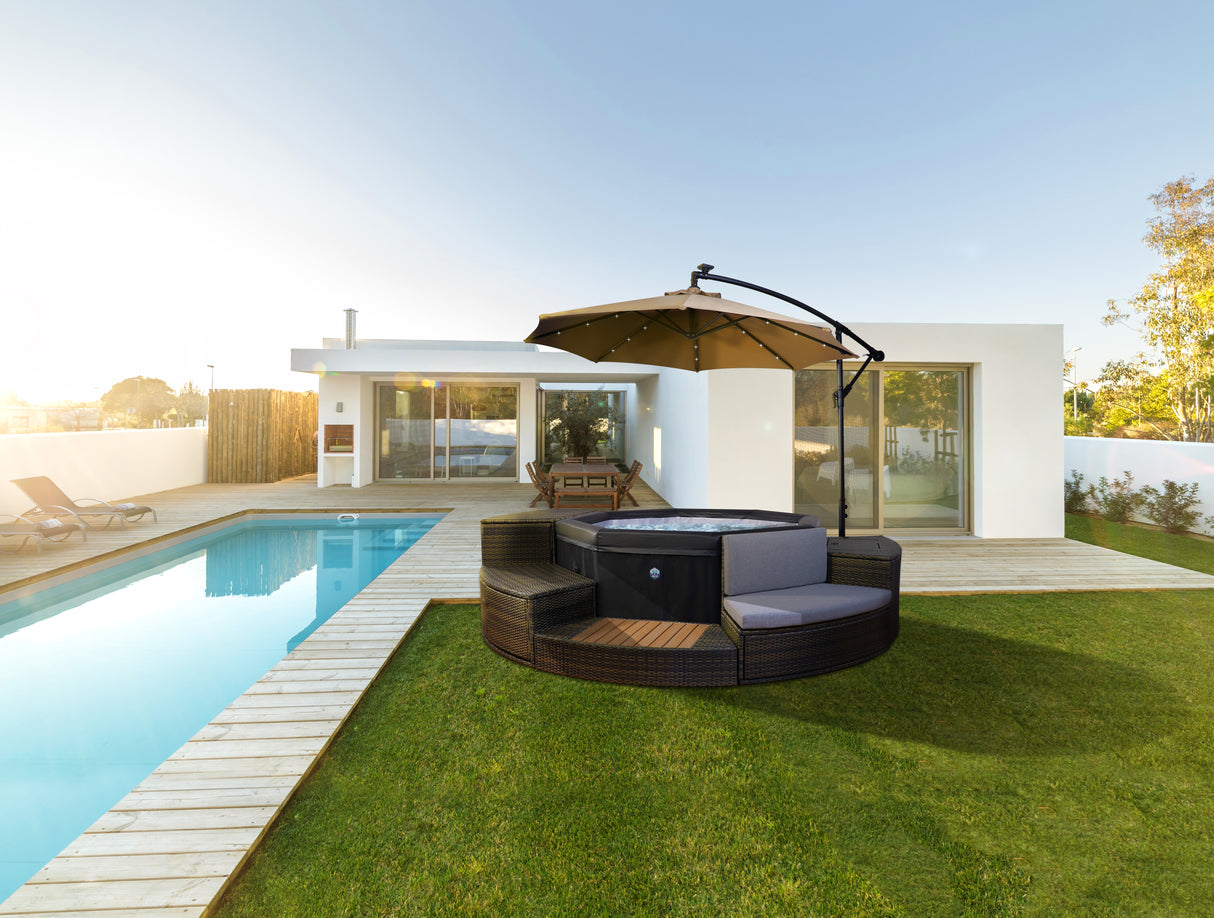 Netspa Parasol til Spa og Pool til Sunshade base 60L - køb med / uden