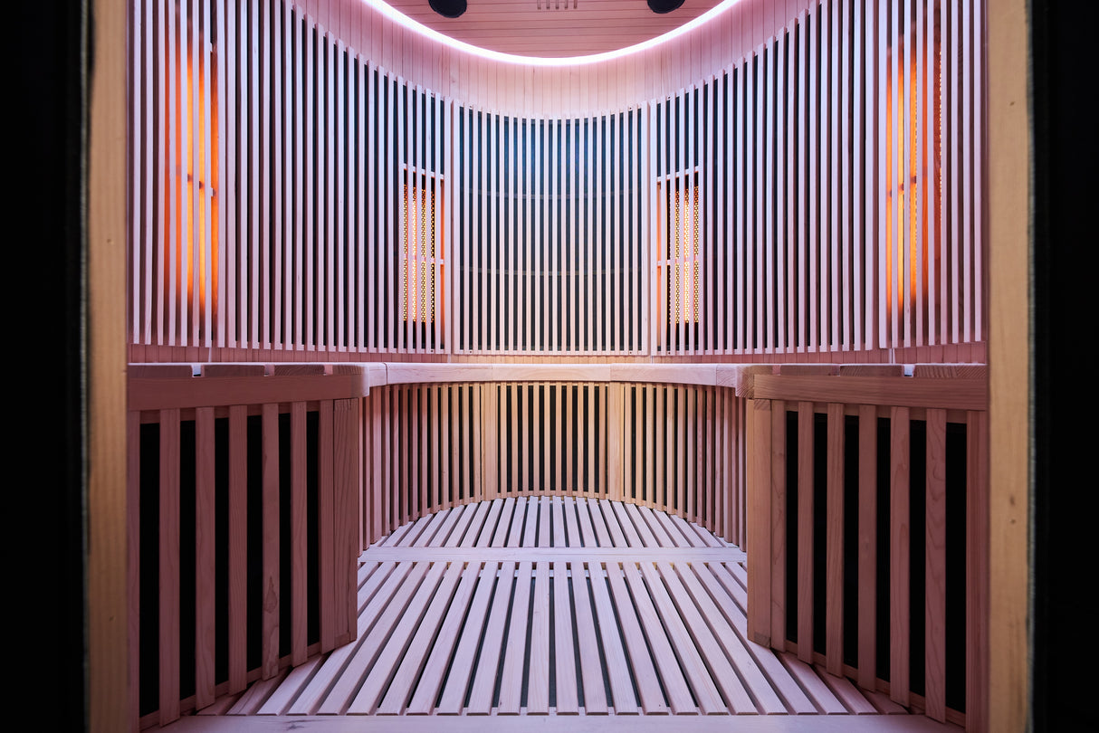 Holl's Sauna Infrarouge Round 4 Places Black Color