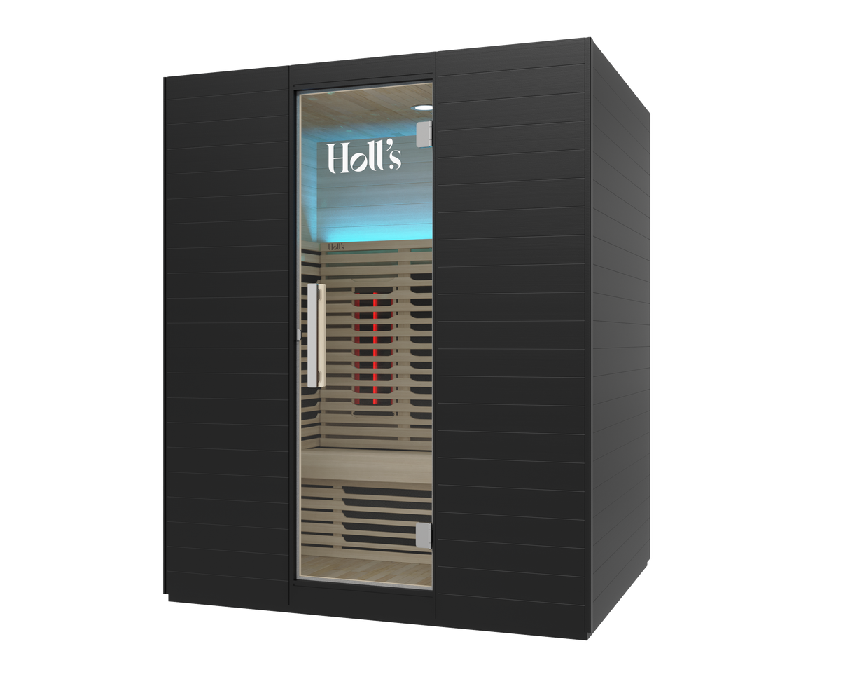 Holls Hybrid Symbioz 160 Sauna for 2 Personer Version infrarouge uniquement