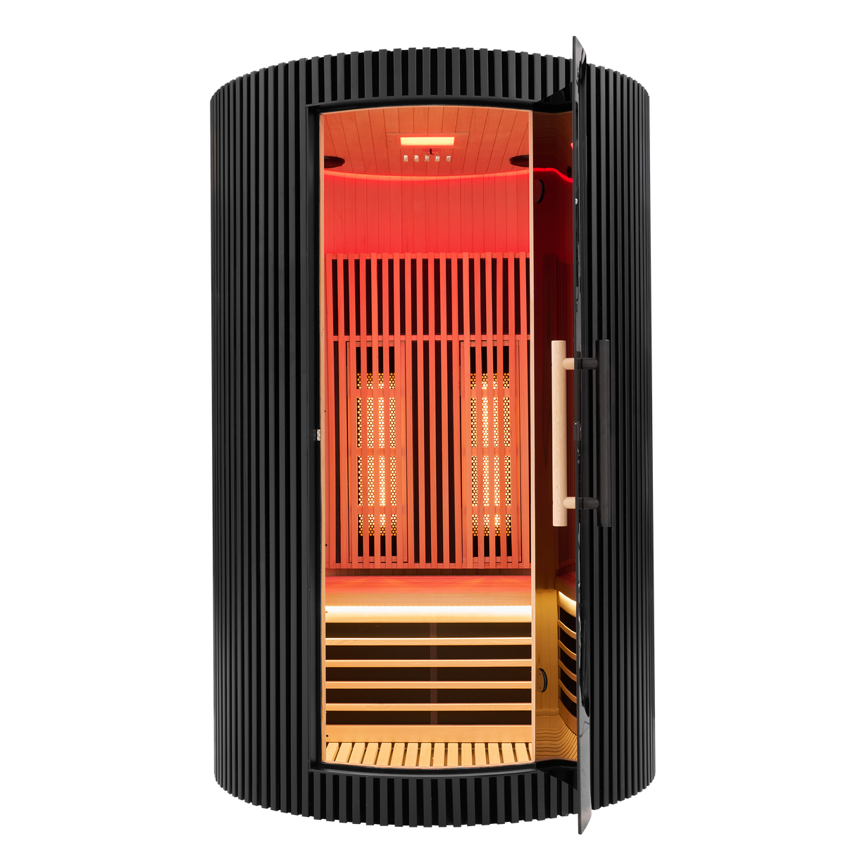 Holl's Sauna Infrarouge Round 2 Places Black Color