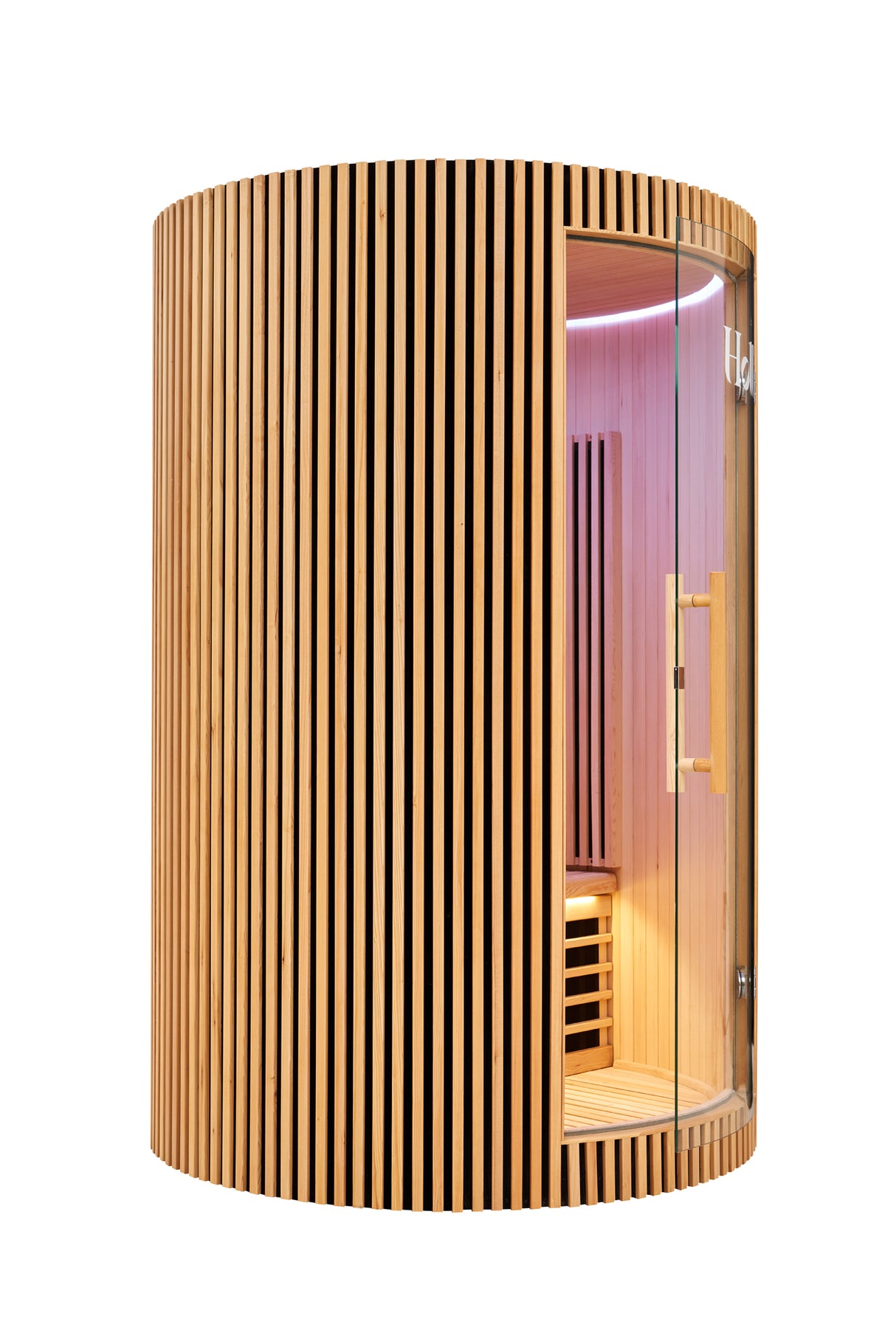 Holl's Sauna Infrarouge Round 2 Places Wood Color