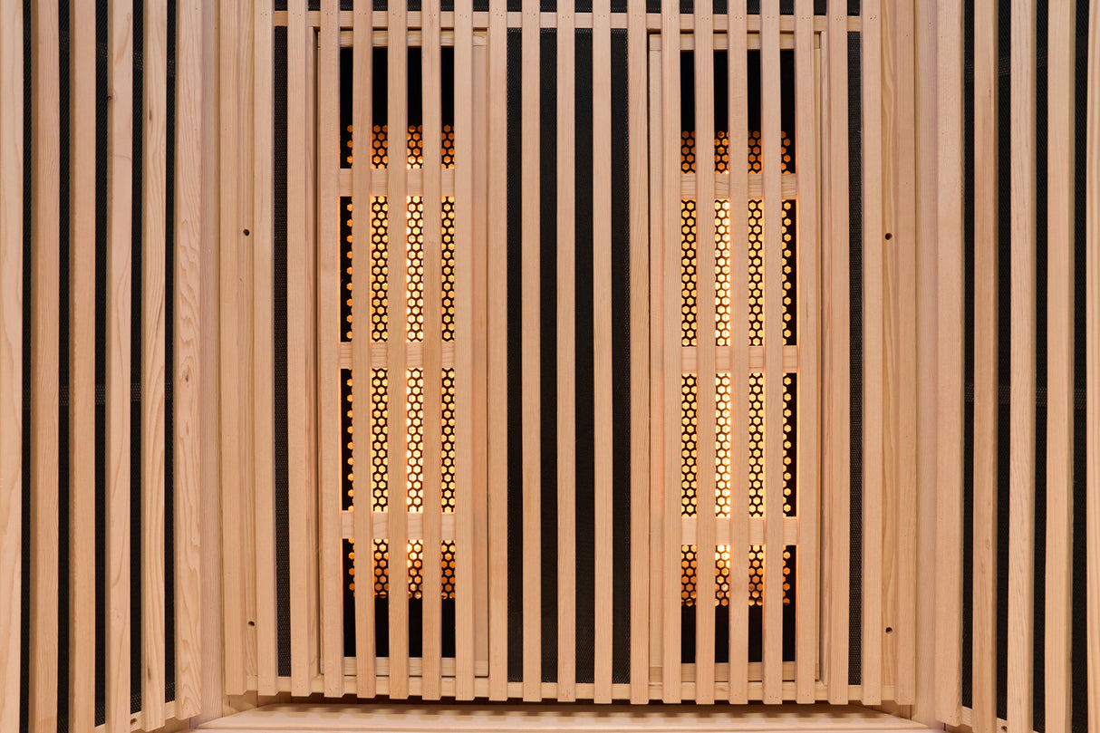 Holl's Sauna Infrarouge Round 2 Places Wood Color