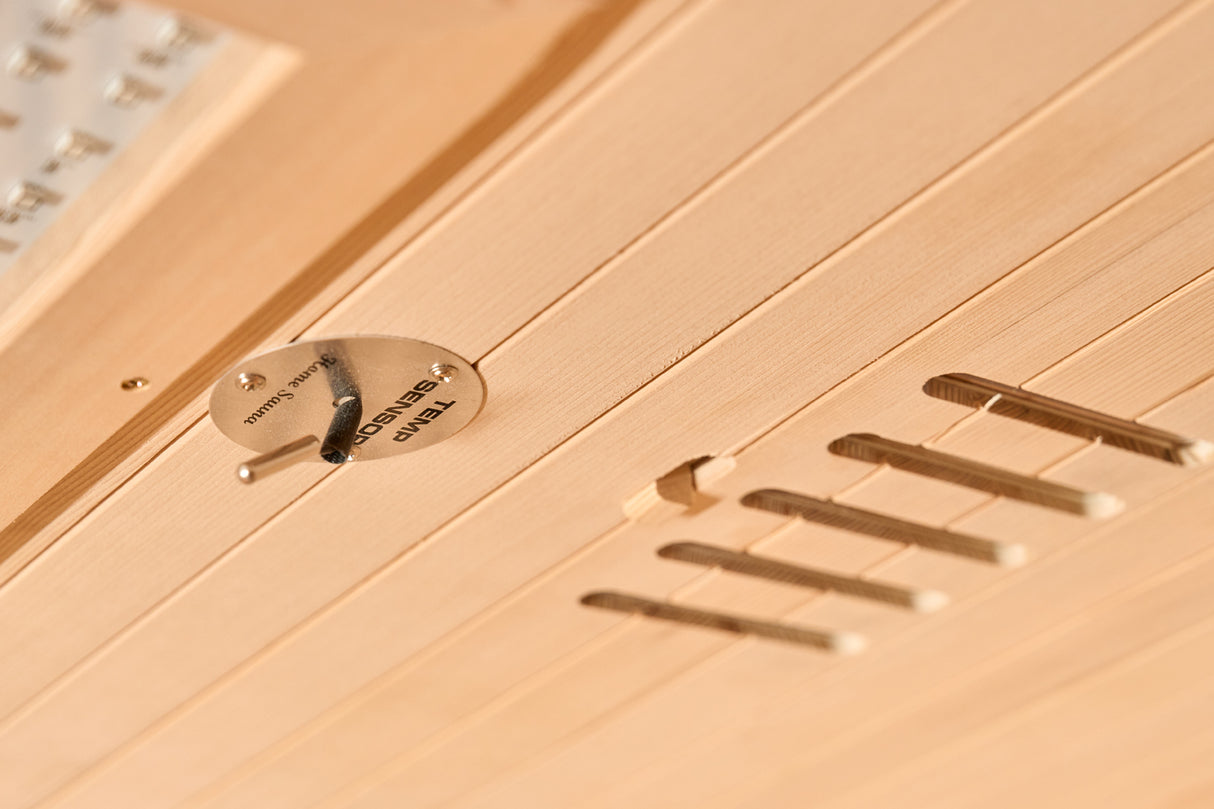 Holl's Sauna Infrarouge Round 4 Places Wood Color