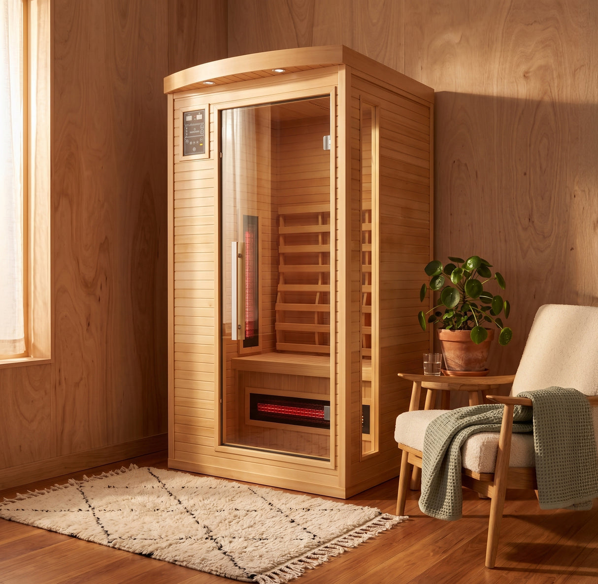 France Sauna Apollon Quartz Infrared 1 Person