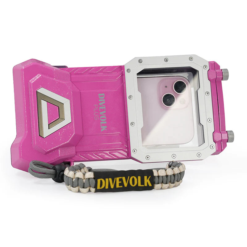 DIVEVOLK SeaTouch 4 MAX Plus, Underwater housing til iPhone og Android, Dreamy Pink