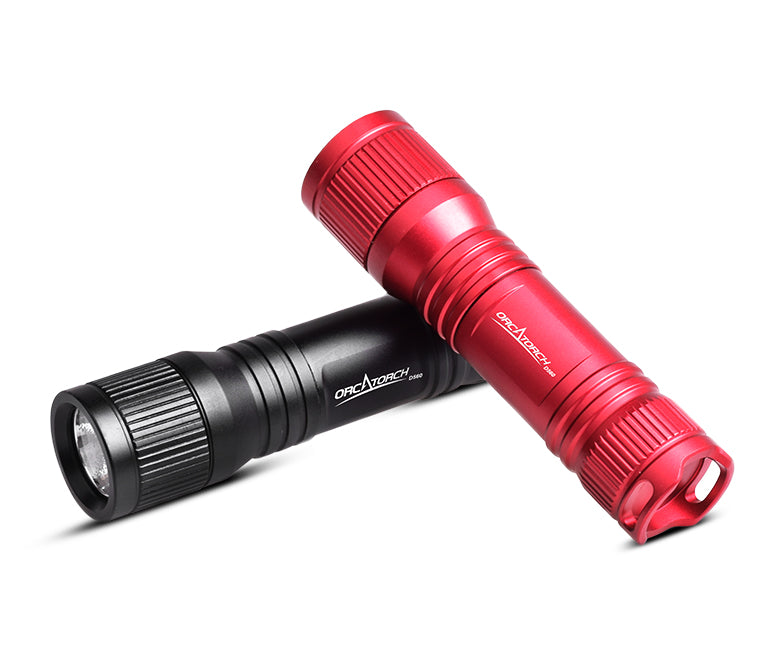 OrcaTorch D560 Led backup flashlight 700 lumen Sort
