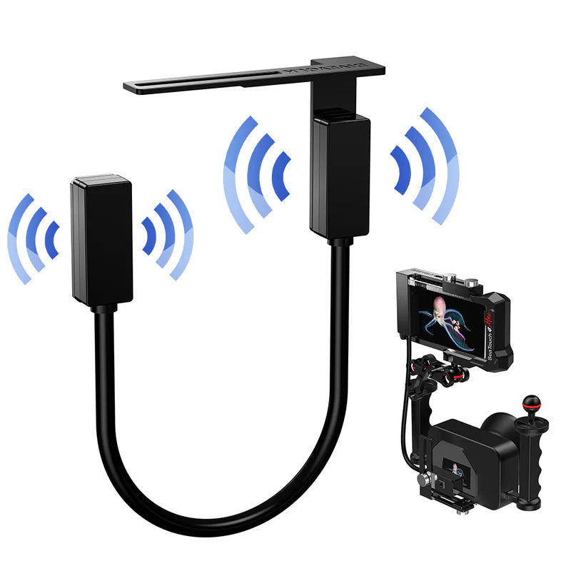 DIVEVOLK Sealink Contact Type Underwater WiFi Signal Transmitter til tilslutning af smartphone og kamera