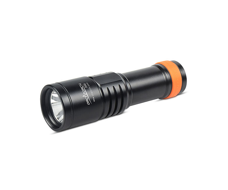 OrcaTorch Dykkerlygte D580 LED backup 530 lumen Sort