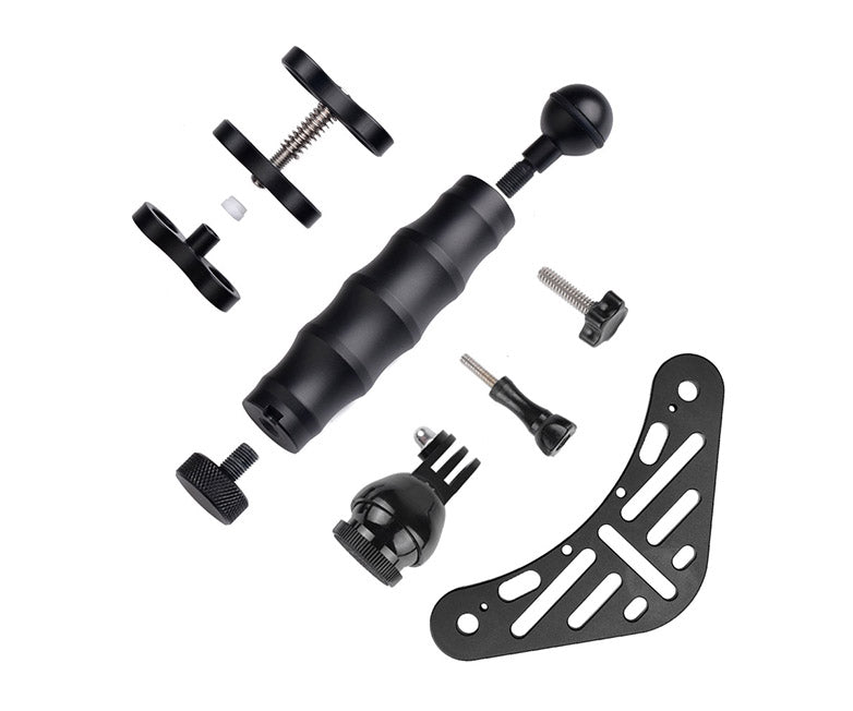 OrcaTorch H02 single mini tray complete with mini base, handle and ball clamp