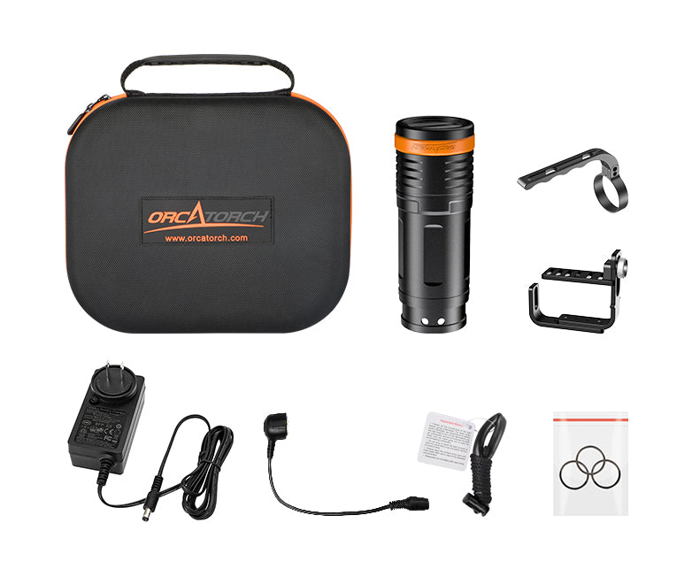 OrcaTorch Dykkerlygte D920 5000 Lumen med Goodman Handle