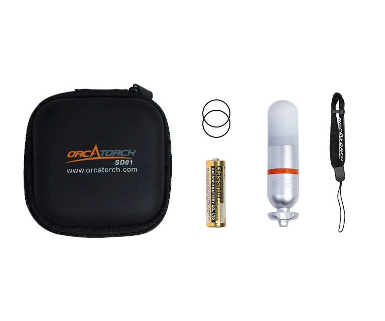 OrcaTorch SD01 PRO Beacon light 5 variants 1*AAA battery