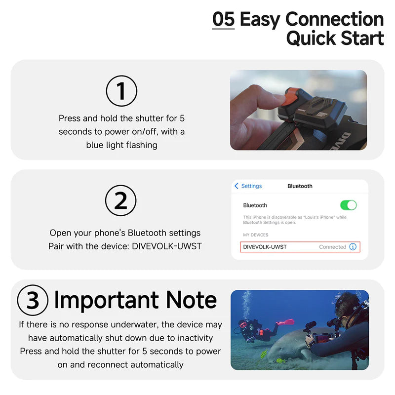 DIVEVOLK External Shutter til Seatouch 4 Max Housing