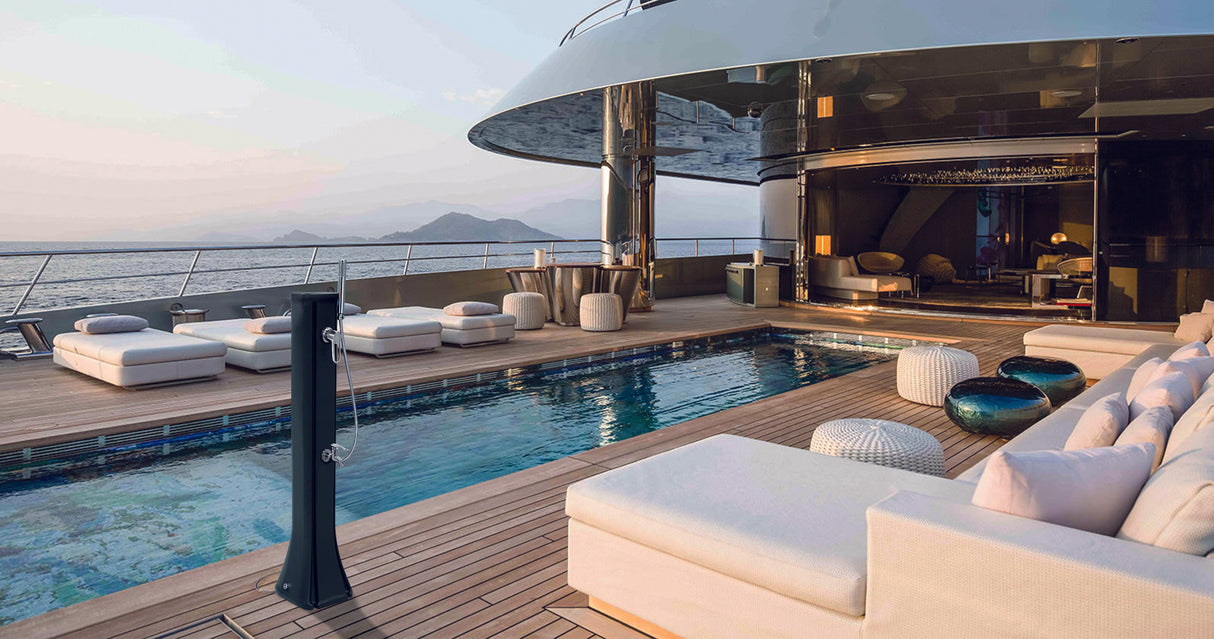 Formidra Happy Go Solar Shower 23L til swimming pool