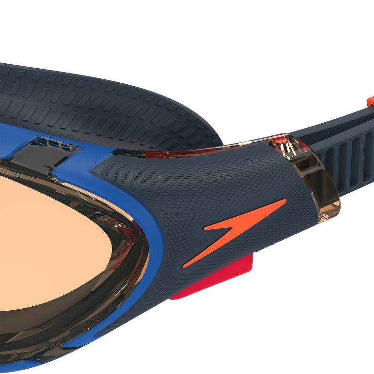 Speedo Biofuse 2.0 svømmebriller Orange/Mørkeblå