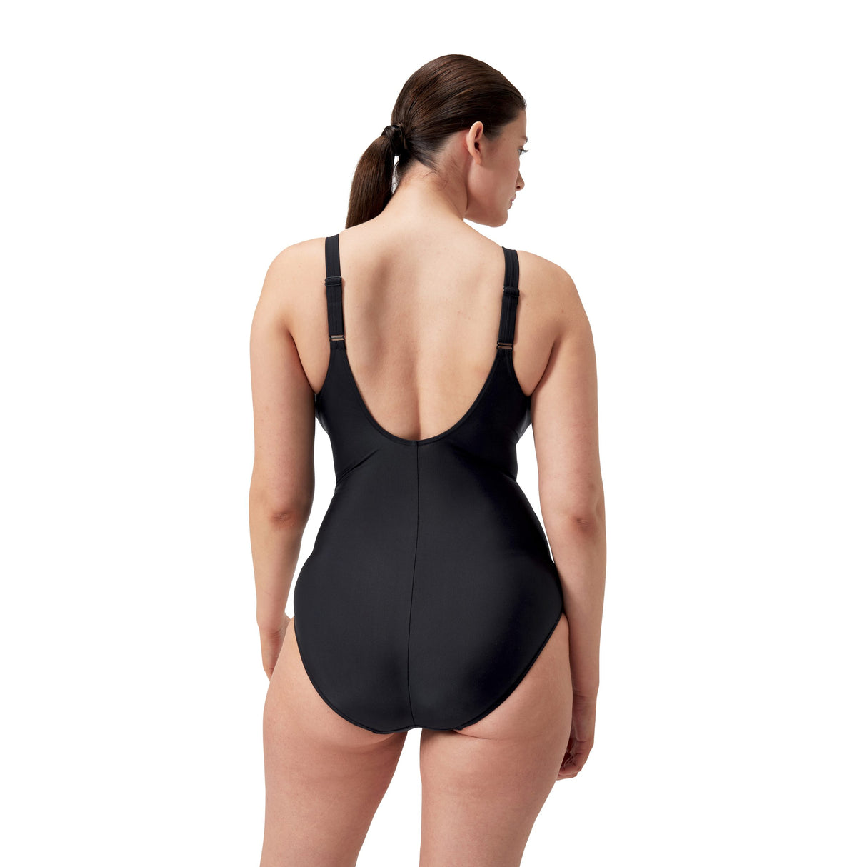 Speedo badedragt Shaping Cross Knot 1-Piece kvinder Sort