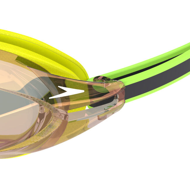 Speedo Svømmebriller Vanquisher 3.0 Mirror Gul/Grå