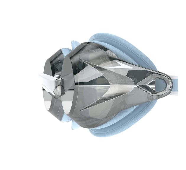 Speedo Svømmebriller Vanquisher 3.0 Mirror Womens Blå/Sølv