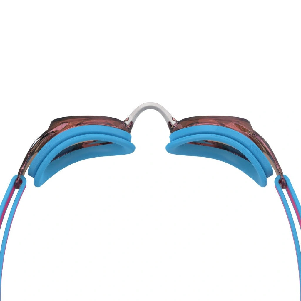 Speedo Svømmebriller Vanquisher 3.0 Mirror Junior Blå/Lyserød