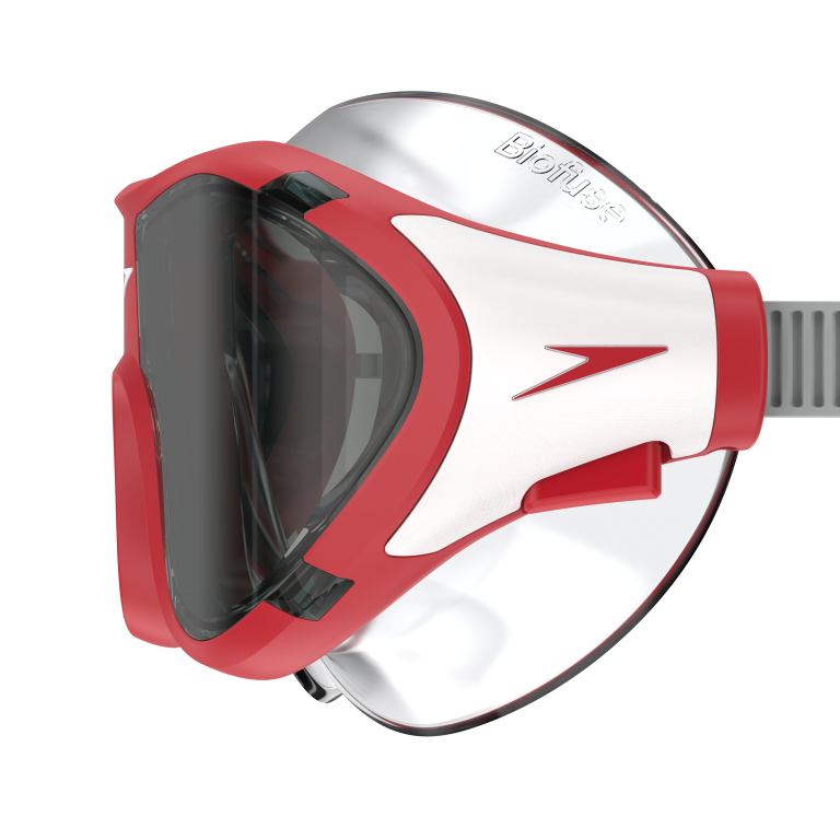 Speedo Svømmebriller Biofuse 2.0 Mask Junior Rød/Grå