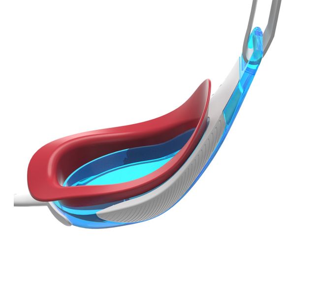 Speedo Svømmebriller Fastskin Hyper Elite Hvid/Blå/Rød