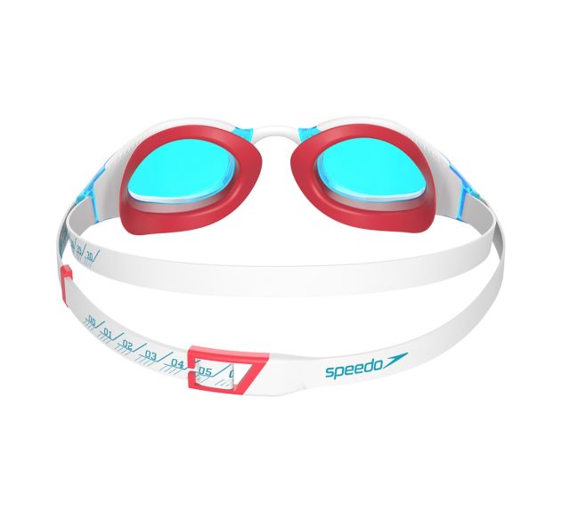 Speedo Svømmebriller Fastskin Hyper Elite Hvid/Blå/Rød