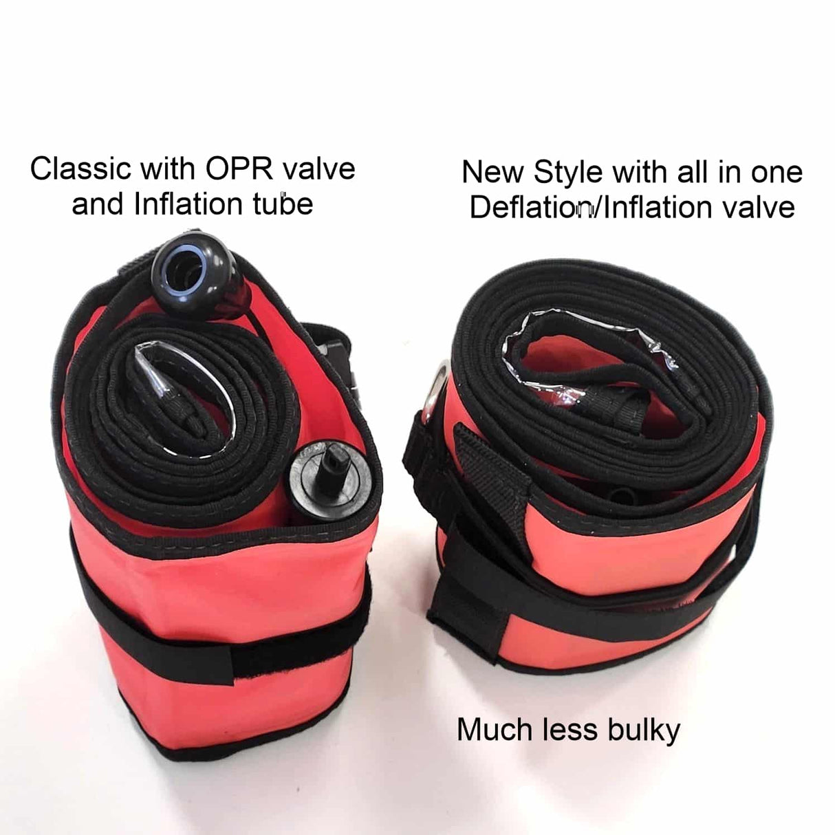 Standard SMB 6ft / 180cm * 15cm med Overtryksventil, selvlukkende bund inkl. en standard spool 20m line med brass double ender