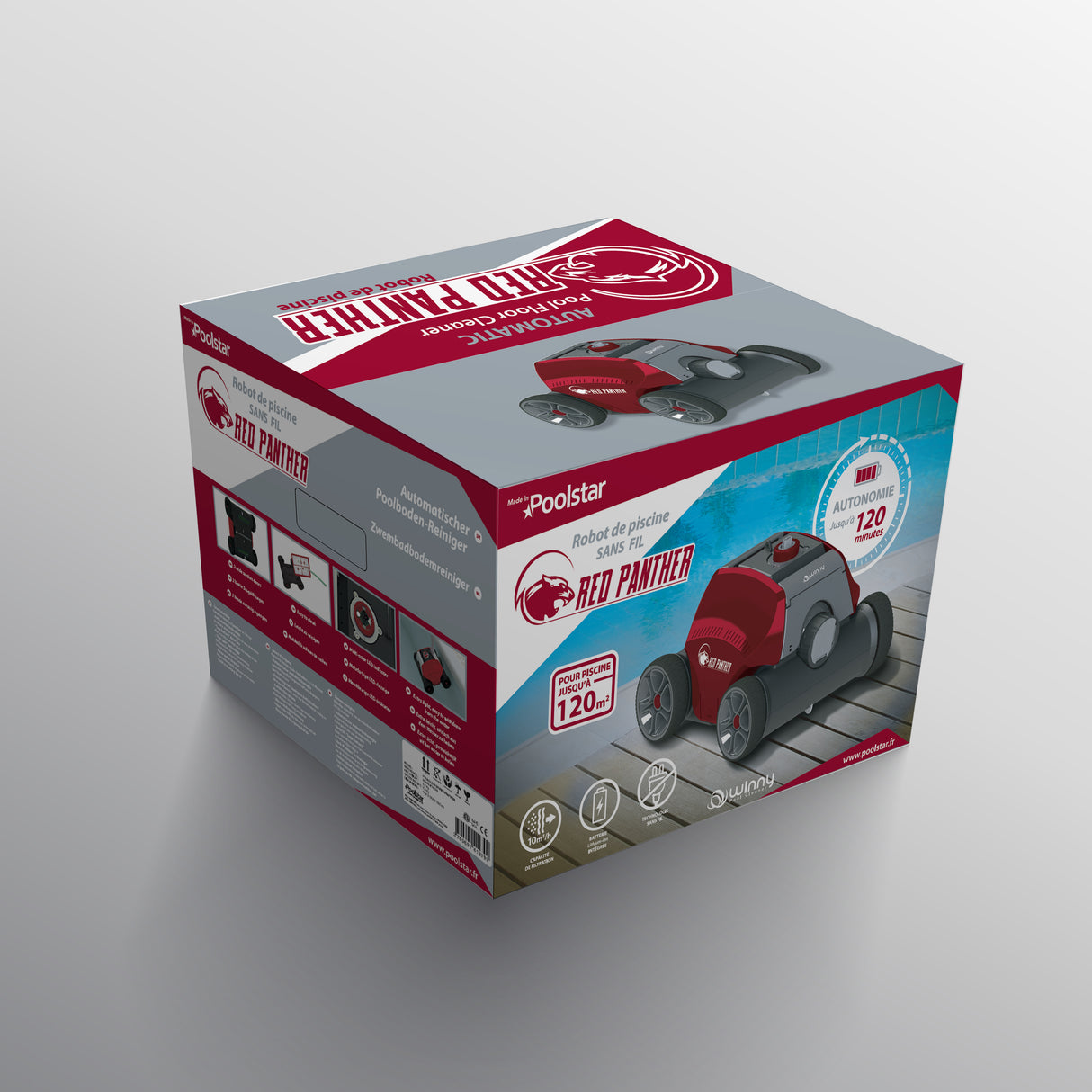 Poolex Red Panther til swimming pool