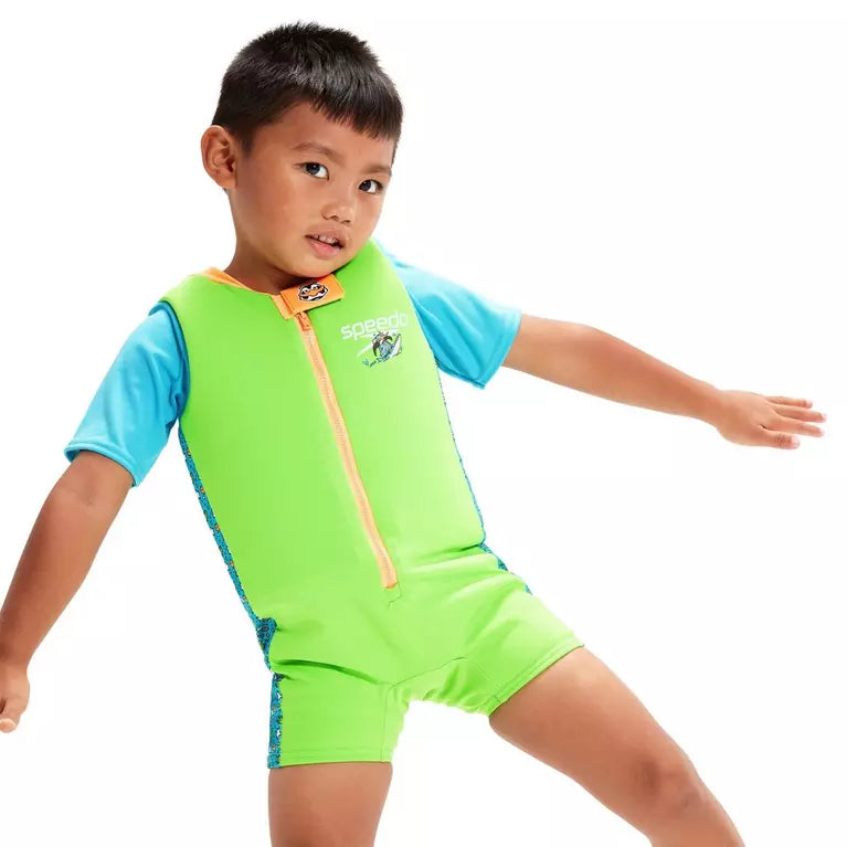 Speedo LEARN TO SWIM Character Printed Float Suit til børn