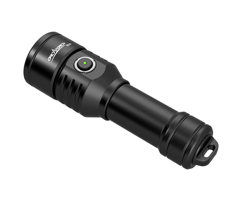 OrcaTorch Dykkerlygte + grøn laserpointer D570-GL 1500 Lumen