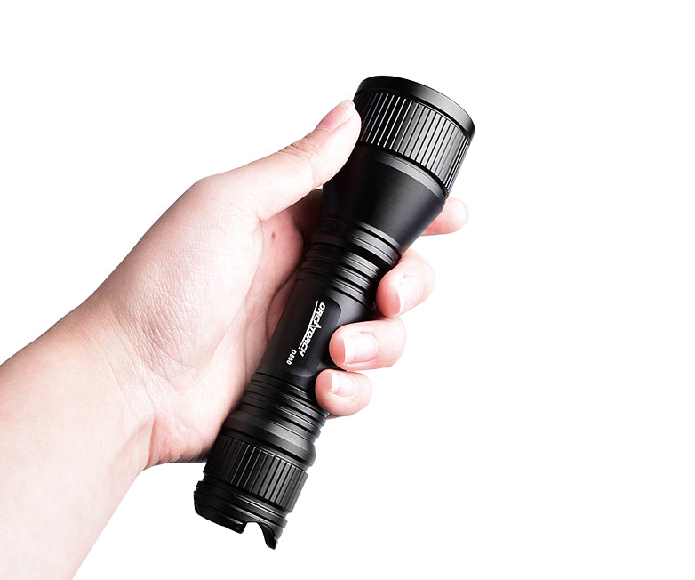 OrcaTorch Dykkerlygte D550 1000 Lumen Sort