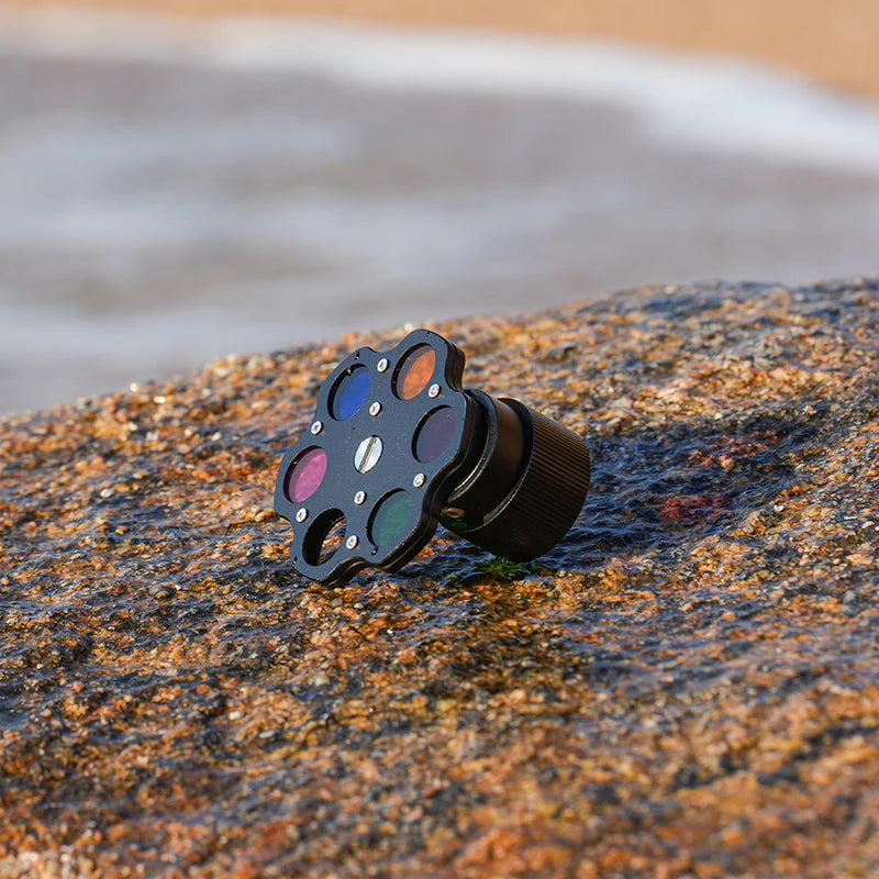 DIVEVOLK Farvefilterhjul til 2000 Lumen dykkerlampe snoot