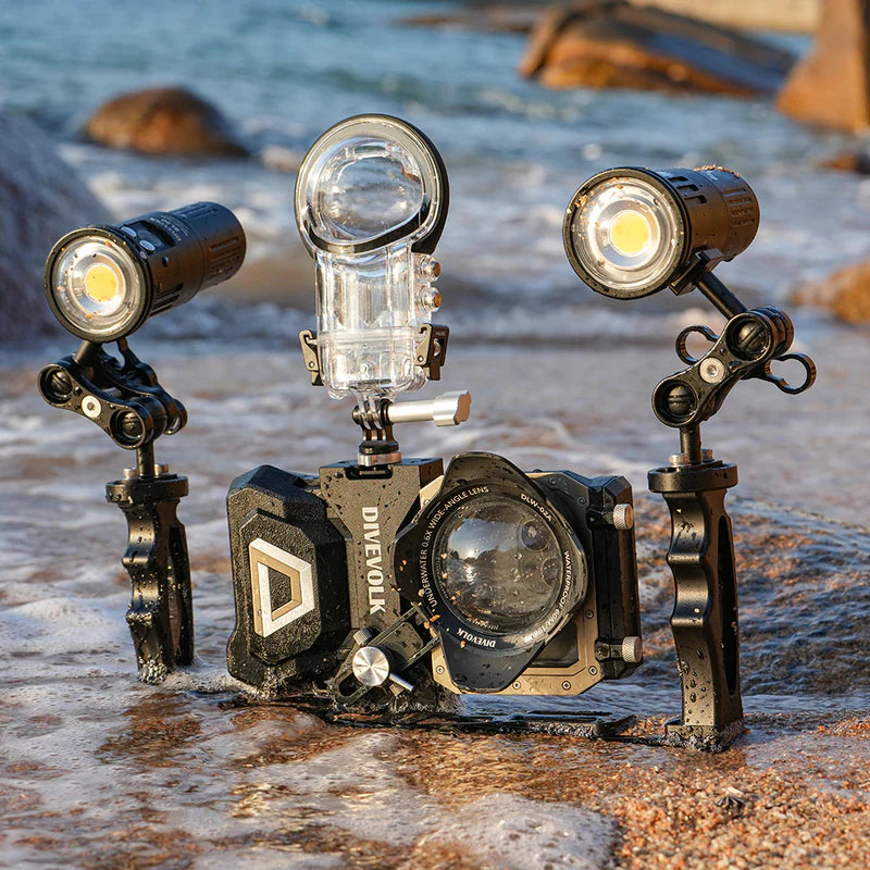 DIVEVOLK Cold Shoe to Action Camera Conversion Adapter