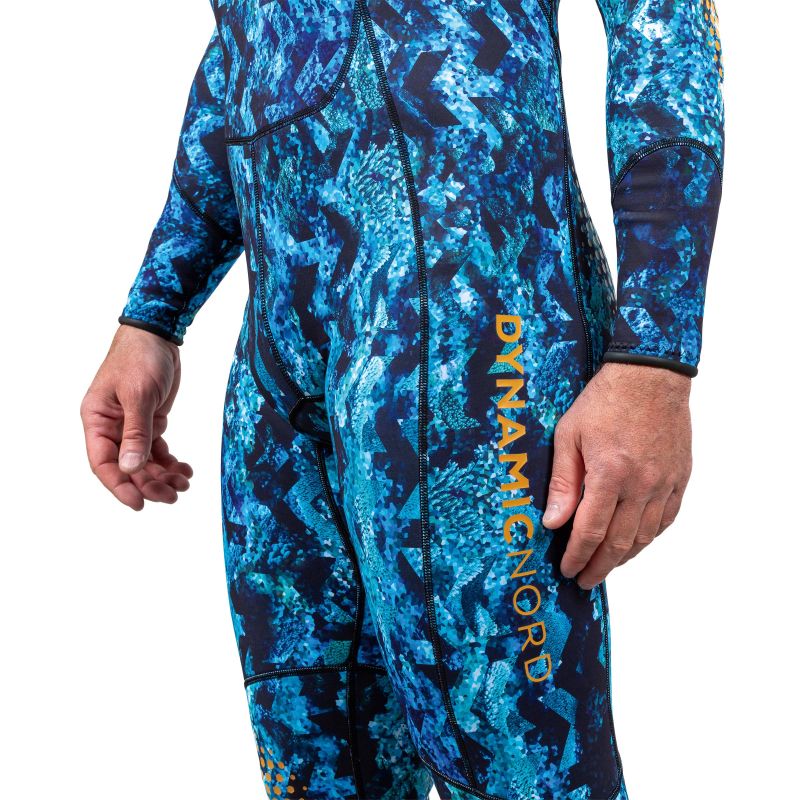 DynamicNord VÅDDRAGT FDS-2 Men Freedive Fullsuit 2mm Camo/Blå