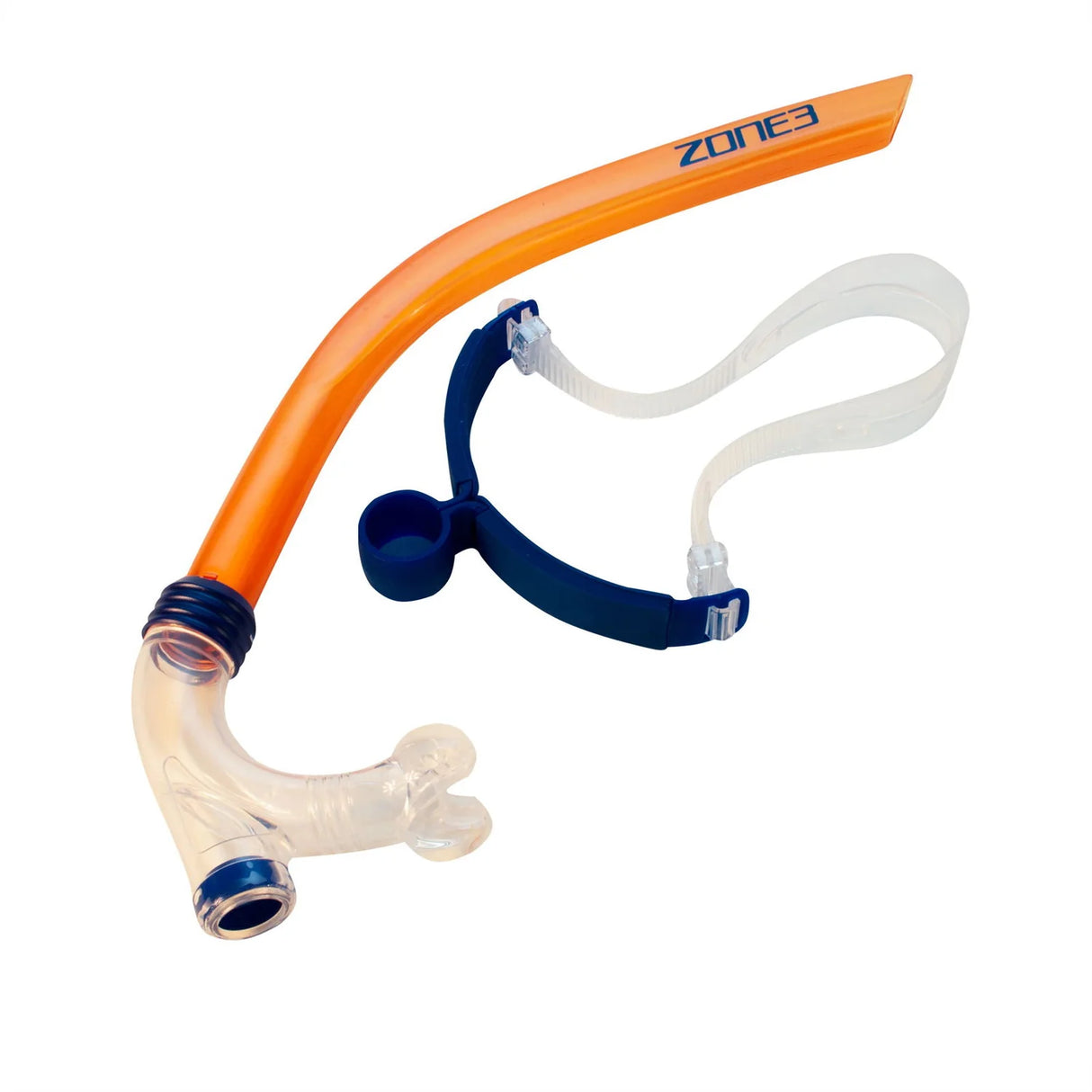 Zone3 Snorkel Front Facing Orange/Transparent