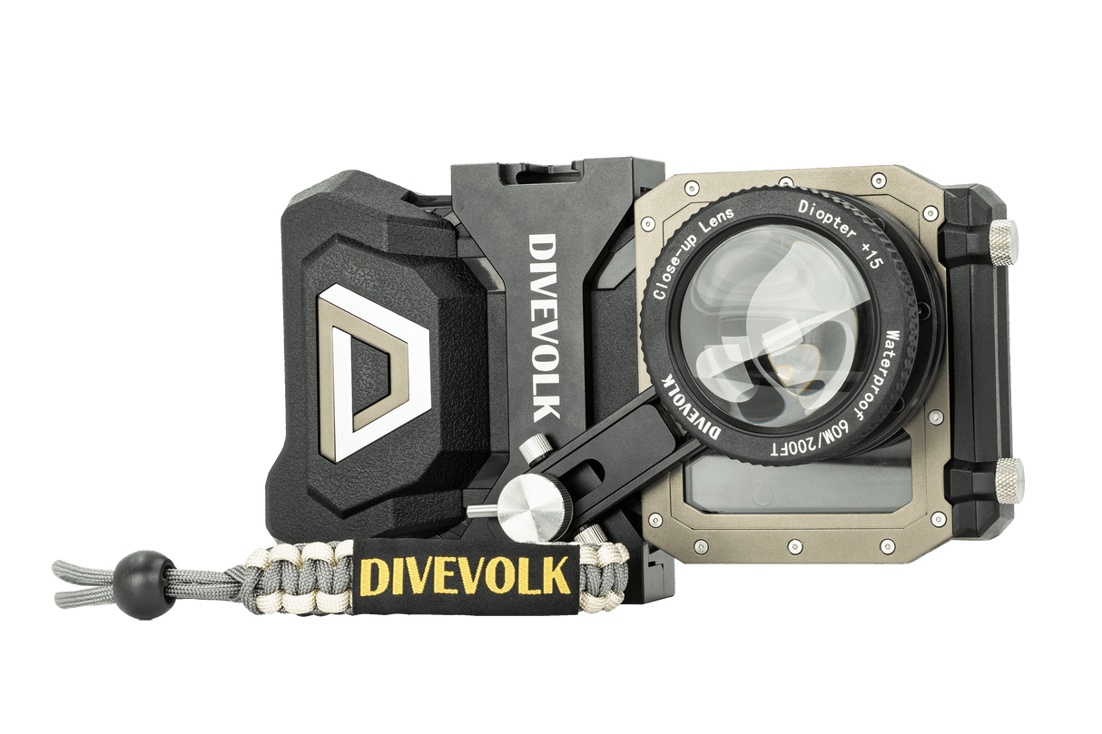 Divevolk SeaTouch 4 Max Plus Underwater Housing Macro Kit til iPhone og Android