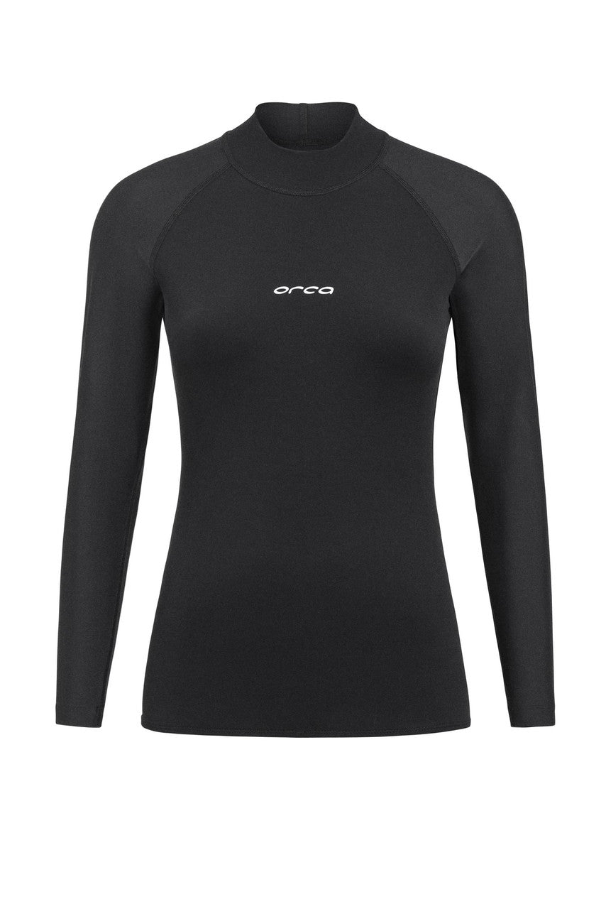 Orca Thermal Long Sleeve Rash Guard Tango til Kvinder Sort
