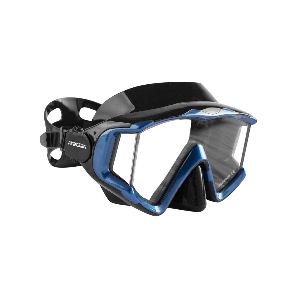 Dykkermaske Silicone tri-glas forskellige farver