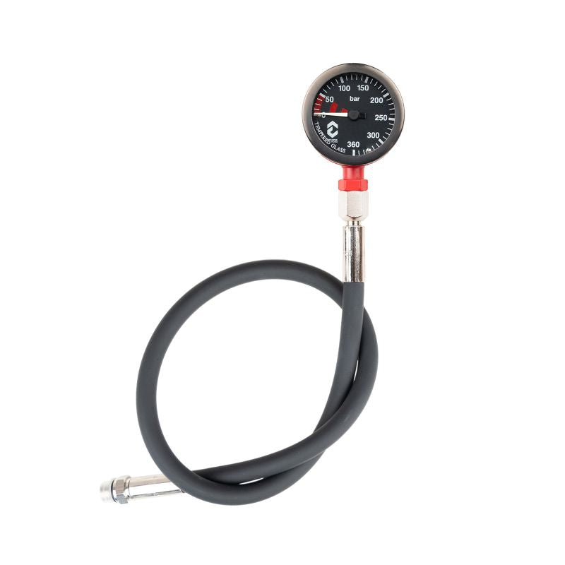DynamicNord Manometer SPG 52, 0-360 BAR, HP HOSE 620mm SP-CK-62