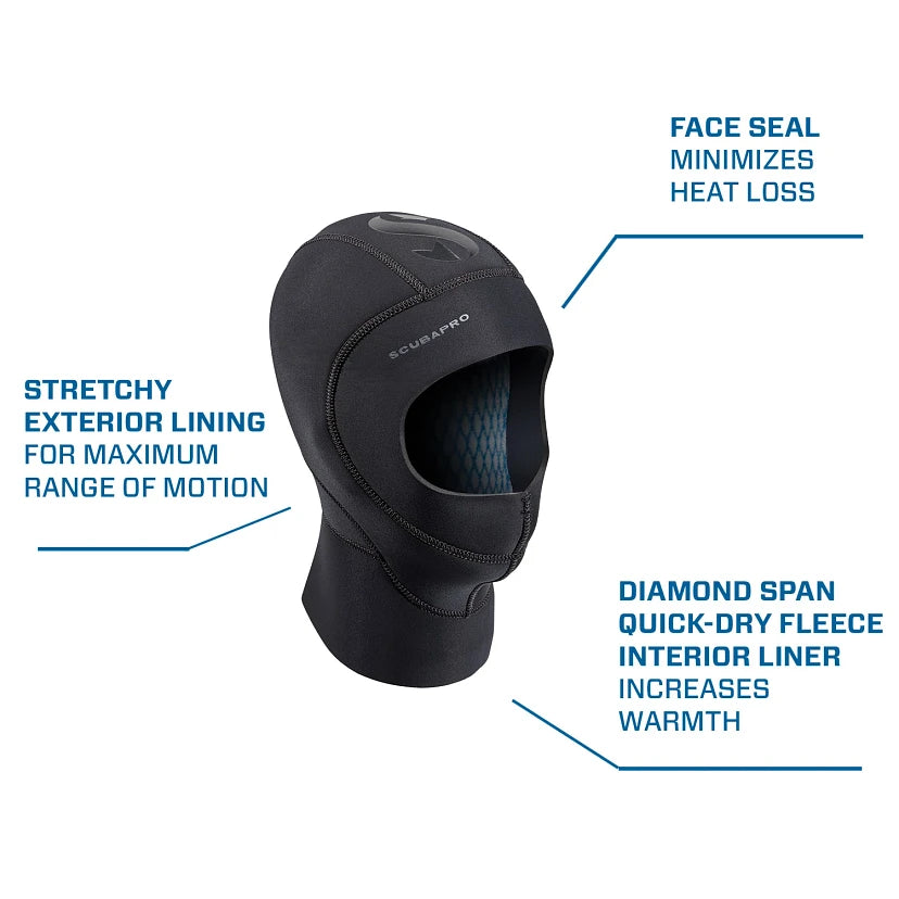 Scubapro Hætte Exodry/Trilame 6/4 mm