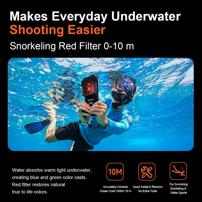 DiveVolk SeaTouch 6 Pro
Underwater Smarphone Housing-Black