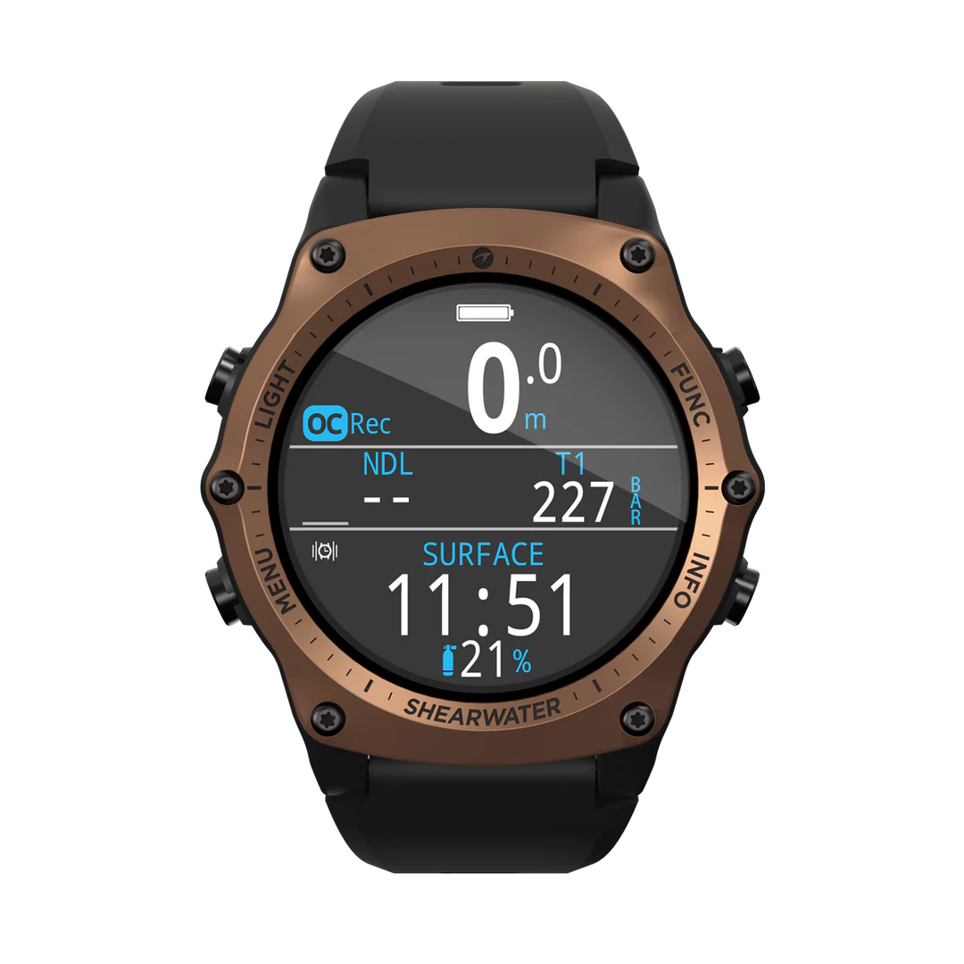 Shearwater Dykkercomputer Teric Bronze